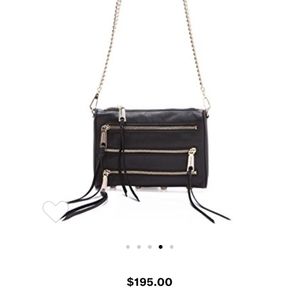 Rebecca's Minkoff Crossbody PLUM Leather purse